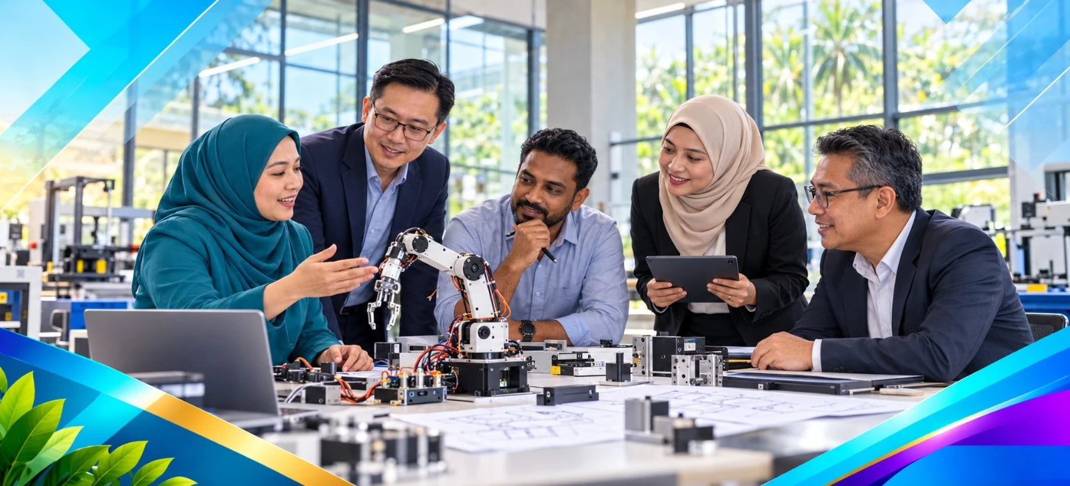 Illustrative academic collaboration around a TVET prototype